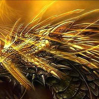 Golden Western Dragon