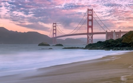 Bridge - clouds, landscape, nature, bridge