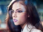 Beautiful Woman With Glasses