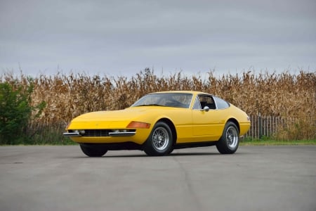 1973-Ferrari-365-GTB-4-Daytona - classic, ferrari, sporty, yellow