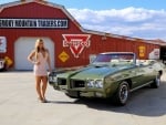 1970 Pontiac GTO Convertible 400 PS Power Top Automatic and Girl