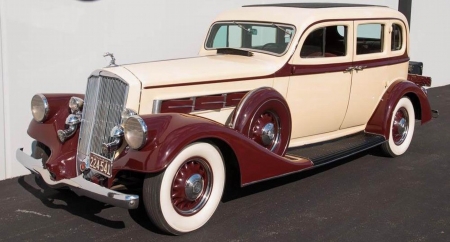 1935 Pierce-Arrow 845 Sedan - Car, 845, Sedan, Pierce-Arrow, Old-Timer