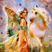 Fairy Princess and Unicorn F1Cmp