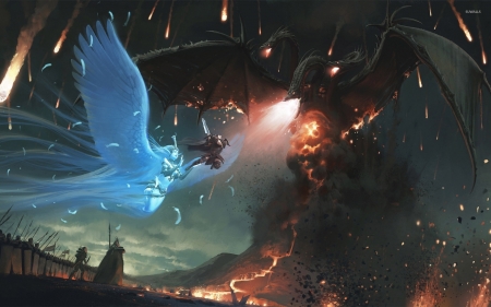 dragon battle