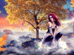 Fantasy Autumn by The Shore