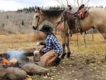 Cowgirl In The Fall