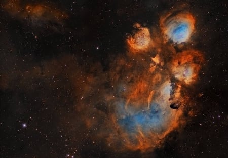 NGC 6334 The Cat's Paw Nebula - fun, stars, cool, nebula, galaxies, space