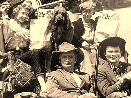 the beverly hillbillies - jed, beverly, allimay, hillbillies, jethro, granny