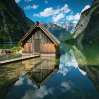 Bavarian lake house