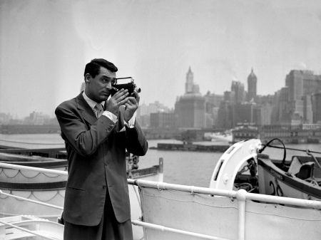 cary grant - cary, grant, camera, river, city