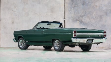 1967 Ford Fairlane GTA Convertible - classic, ford, green, muscle