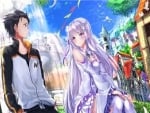 Emilia and Subaru Natsuki