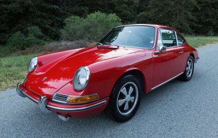 1966 Porsche 912 Coupe - sports, coupe, car, red, old-timer, 912, porsche