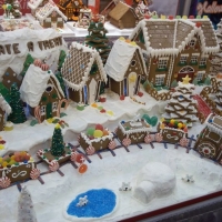 Gingerbread Houses And Train