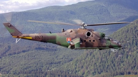 Mil MI-24 - Helicopter, Military, MI-24, Mil