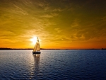 Sailboat at Sunset