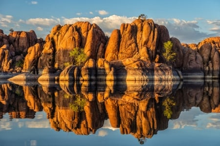 Watson Lake, Arizona - lake, usa, nature, reflection