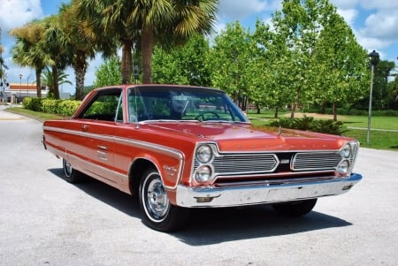 1966 Plymouth Sport Fury 383 V8 - sport, plymouth, car, red, old-timer, fury