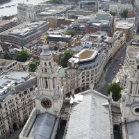 View from the top of St. Paul Cathedral, London