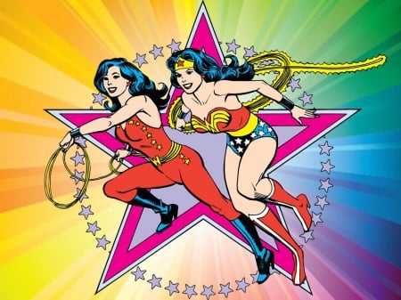 Wonder Woman and Wonder Girl - wonder woman, dc comics, comics, superheroes