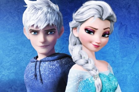 Jack Frost and Elsa