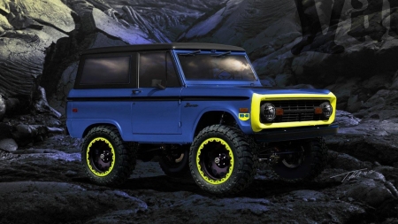 It’s called the Ford WD-40 SEMA Cares Boosted Bronco