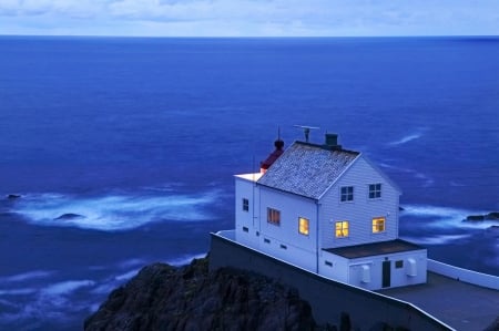 Weather Station - waves, weather, ocean, architecture, sky, station