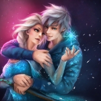 Elsa and Jack Frost