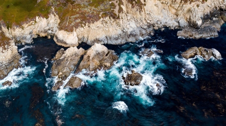 View from the Pacific Coast Highway - fun, nature, beach, ocean, cool