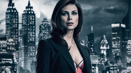 Gotham - poster, tv series, girl, gotham, actress, leslie thompkins, fantasy, woman, Morena Baccarin