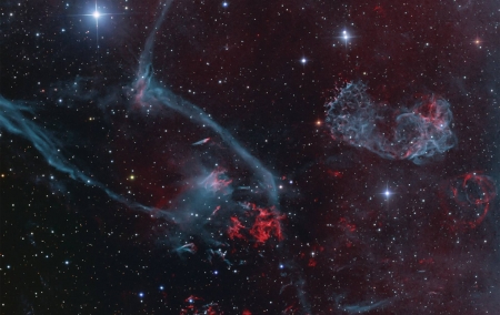 Puppis A Supernova Remnan - space, fun, galaxies, supernova, stars, cool