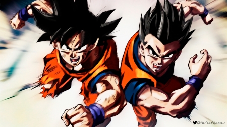 Goku And Gohan Mortal D O Dragonball Anime Background Wallpapers On Desktop Nexus Image 2308145