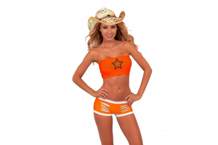 UT Cowgirl . .Volunteers! - women, sports, fun, female, hats, Tennessee, fashion, models, girls, cowgirl, style, football, blondes