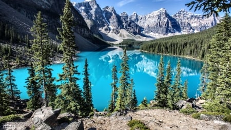 Moraine Lake FC - scenery, National Park, beautiful, photography, landscape, photo, wide screen, Alberta, nature, Canada