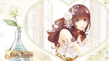 Cardia - pretty, cg, game, anime, girl, cute, code realize