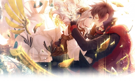 Cardia & Lupin - cardia, code realize, game, love, anime, couple, lupin, manga