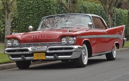 1959 DeSoto Sportsman 383 V8 Automatic 2-Door Coupe - Red, DeSoto, 383, Sportsman, 2-Door, Automatic, Coupe, Old-Timer, V8