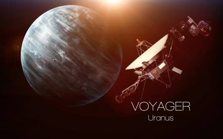 Uranus Voyager - space, fun, Voyager, planet, Uranus, cool