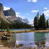 Maligne Lake, Jasper National Park, Alberta, Canada