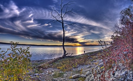 Autumn In  Kansas - Autumn, Kansas, Lakes, Nature