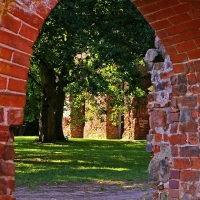 Gate in Monastery Ruins