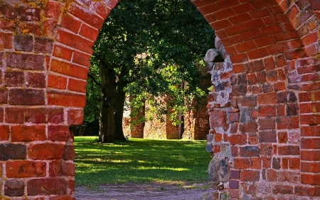 Gate in Monastery Ruins