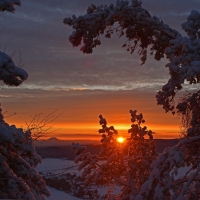 Snowy Sunrise