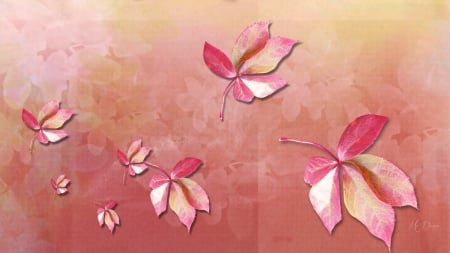 Autumn Rose - fall, rose, leaves, firefox persona theme, abstract, autumn