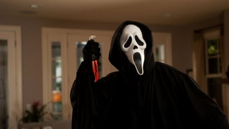 scream - ghost, scream, knife, mask