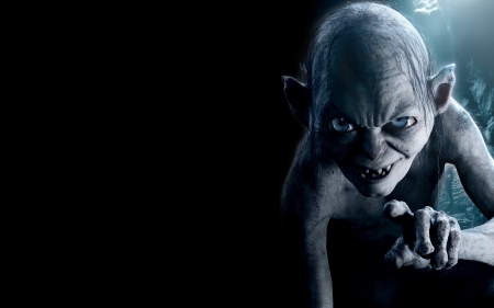 lord of the rings - gollum, creature, lord, rings