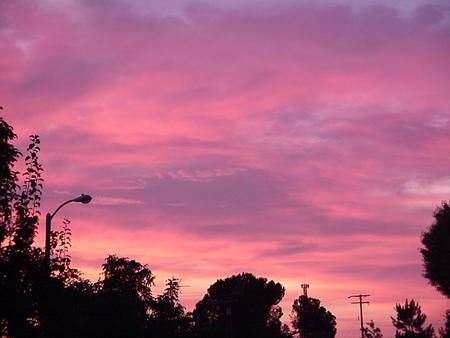 Sunset clouds - storm, clouds, sunset, sky