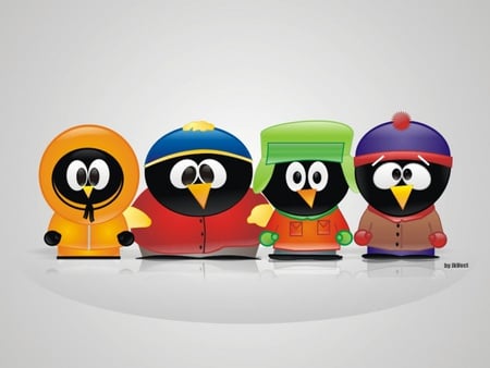 Funny penguins - funny, penguins