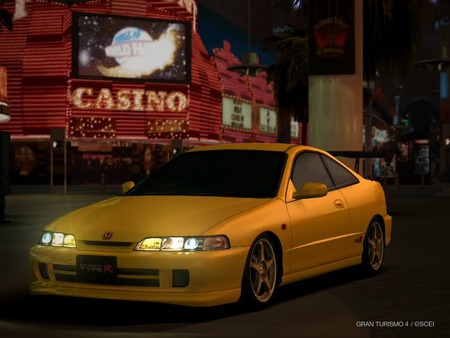 VEGAS INTEGRA - yellow integra, vegas