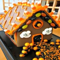 Halloween Gingerbread House